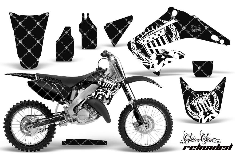 Honda CR 125 250 02 09 Graphics Kit SSR WB NPs